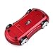HDE 2.4GHz Sports Car Shape Wireless Ergonomic Optical Mouse with Adjustable DPI (Spider Red)