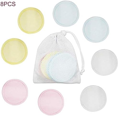 Reusable Bamboo Cotton Face Pads Washable Bamboo Cotton Pads Washable, Eco Friendly