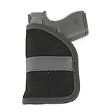 ComfortTac Ultimate Pocket Holster | Ultra Thin for Comfortable Concealed Carry | Fits Pistols and Revolvers from Glock Ruger Taurus Smith and Wesson Kimber Beretta and More