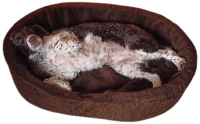 Dog bed king usa large plush fur dog ortho comfort bed,…