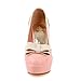 Charm Foot Fashion Bows Womens Platform High Heel Pumps Shoes