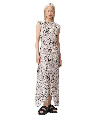 AllSaints Women's Noor Dress Canter Ecru White 2