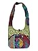 KayJayStyles Sun Moon Hippie Boho Slouch Bag Sling Nepal Cross Body Bag (Lime)