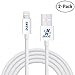 Extra Long iPhone Charger Cable, iXCC 10 Feet Lightning 8pin to USB Charge and Data Cord for iPhone SE/5/5s/6/6s/6s Plus/7/7 Plus/iPad Mini/Air/Pro [Apple MFi Certified]-2Pack White