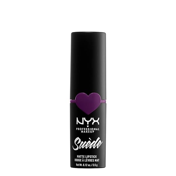 NYX PROFESSIONAL MAKEUP SUEDE MATTE LIPSTICK, VEGAN FORMULA – STFU (MAGENTA)