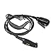 Retevis Two Way Radio Earpiece with Mic, Compatible with RT29 RT48 RT47 RT47V RB23 RB46 RT87 NR30 RT29D Ailunce HD1 HD2 HA1G Motorola EX500 Walkie-talkies, G Shape Soft Earhook Earpiece(1 Pack)