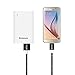 WEme Aluminum Micro USB 2.0 Cable with Gold Plated Connector 1Meter / 3Feet Type A Male to Micro B Male Sync Charging High Speed Cable for Samsung, HTC, Nexus, Android Devices, Black