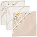 Rene Rofe Baby Kids' Little Newborn Basics Unisex 3 Pack Hooded Towel Set