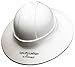 The Original Sunbrero Hard Hat Sun/Rain Visor (WHITE/GRAY) MADE OF DURABLE, LIGHTWEIGHT CLOSED CELL FOAM