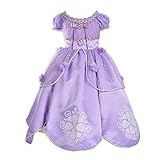 SMITH SURSEE Princess Sofia Dress Up Costume Cosplay Dress for Girls