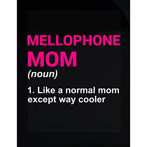 Funny Mellophone Mom Definition - Transparent Sticker