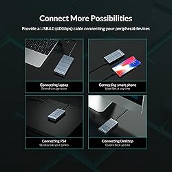 Yottamaster 40Gbps M.2 NVMe Enclosure for