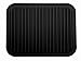 Silicone Trivet Mat, Pot Holder - 9" x 12" - Black (Black)