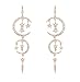 Temperament Of Fashion Long Stars And The Moon Diamond Earrings (Gold)