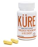 Hangover Pill- KÜRE Hangover Prevention and Recovery- 30 Capsules (15 Servings) Made in the USA- 100% Satisfaction Guarantee