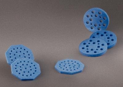 Polyfoam Floating Tube Rack. Triangle fits 15 and 50ml microtubes