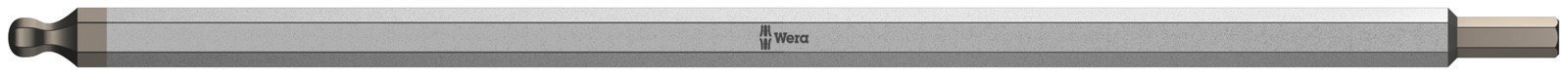 Wera 05002943001 Vario 84 5.0mm and 5.0mm x 175mm Blade HEX Combination Blade/Ballend