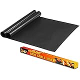 Imarku BBQ Grill & Baking Mats, Durable , Heat Resistant, Non-Stick Grilling Accessories ,Works on Gas, Charcoal, Electric Grill and more- 15.75 x 13" - (Set of 2)