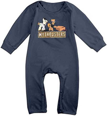 OLGB Babys Mythbusters My Little Pony Long Sleeve Romper Bodysuit