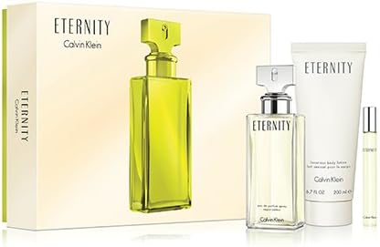 ETERNITY for WOMEN's 3pc Gift Set - 3.4 oz. EDP Spray + 6.7 oz. Body Lotion + 0.33 oz. Roller Ball - OR EMAIL FOR ANY OTHER PERFUMES - 100% AUTHENTIC & ORIGINAL - No Exceptions