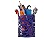 EasyPAG 2 Pack Pen Holder for Desk Premium Metal Pencil Holder Pen Cup Marker Holder Makeup Brush Holders, Desk Accessories & Workspace Organizers for Home, School & Office,Rose Gold