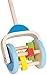 Hape Wooden Push and Pull Lawn Mower for Babies| Push Along Activity Walking Toy for Toddlers 12 Months and Up