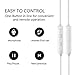 Wired Earphones, White Microphone Earphones Stereo Headset in Ear Earbuds Apply to iPhone 6S 6SP 6 6P 5S SE 5C 5 4, iPad, iPod 7 8 7s, iOS 11 10 9 8, Note 1 2 3 - 2 Pack