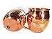 8 Piece Moscow Mule Set 100 Percent Copper Includes 2 16 fl oz Mugs, 2 Straws, 2 Coasters, Jigger, Stirrer for Cocktails Drink Making Mixing Bartending