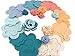 32 Wool Blend Felt 3D Roses Die Cut Applique Flowers - Spring Vacation OTR Felt Made in USA