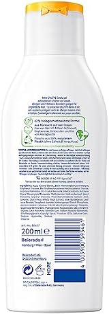 NIVEA SUN Sensitive Instant Protection SPF 50+ Lotion 200ml Waterproof Allergy view 9
