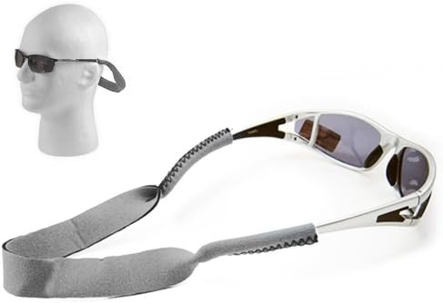 Eyeglass Sunglass Neoprene Fishing Retainer Cord Eyewear Strap Holder Band Grey