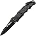 Smith & Wesson Border Guard SWBG1 10in High Carbon S.S. Folding Knife with a 4.4in Drop Point Blade and Aluminum Handle for Outdoor, Tactical, Survival and EDC