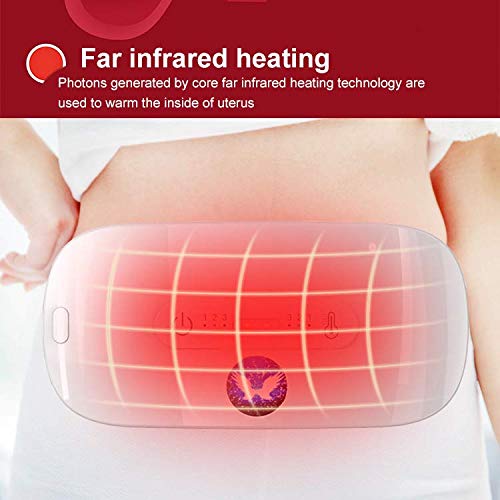 Menstrual Heating Pad, 3s Fast Heat Pad to Relief Cramp Pains, Electric Cordless Heating Pads