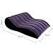 Inflatable Portable Sexy Pillow Lounge Aid Positioning Travel Pillow Triangle Wedge Adult Couple Game Toy Magic Cushion (Purple, C)thumb 2