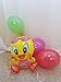Tweety Bird Party Decoration Balloons Looney Tunes Celebration Yellow (5 Pack), Bright Color Plastic 22 inch Helium/Air/Birthday/Carnival/Festival/Graduation/Decoration/Nursery/Daycare