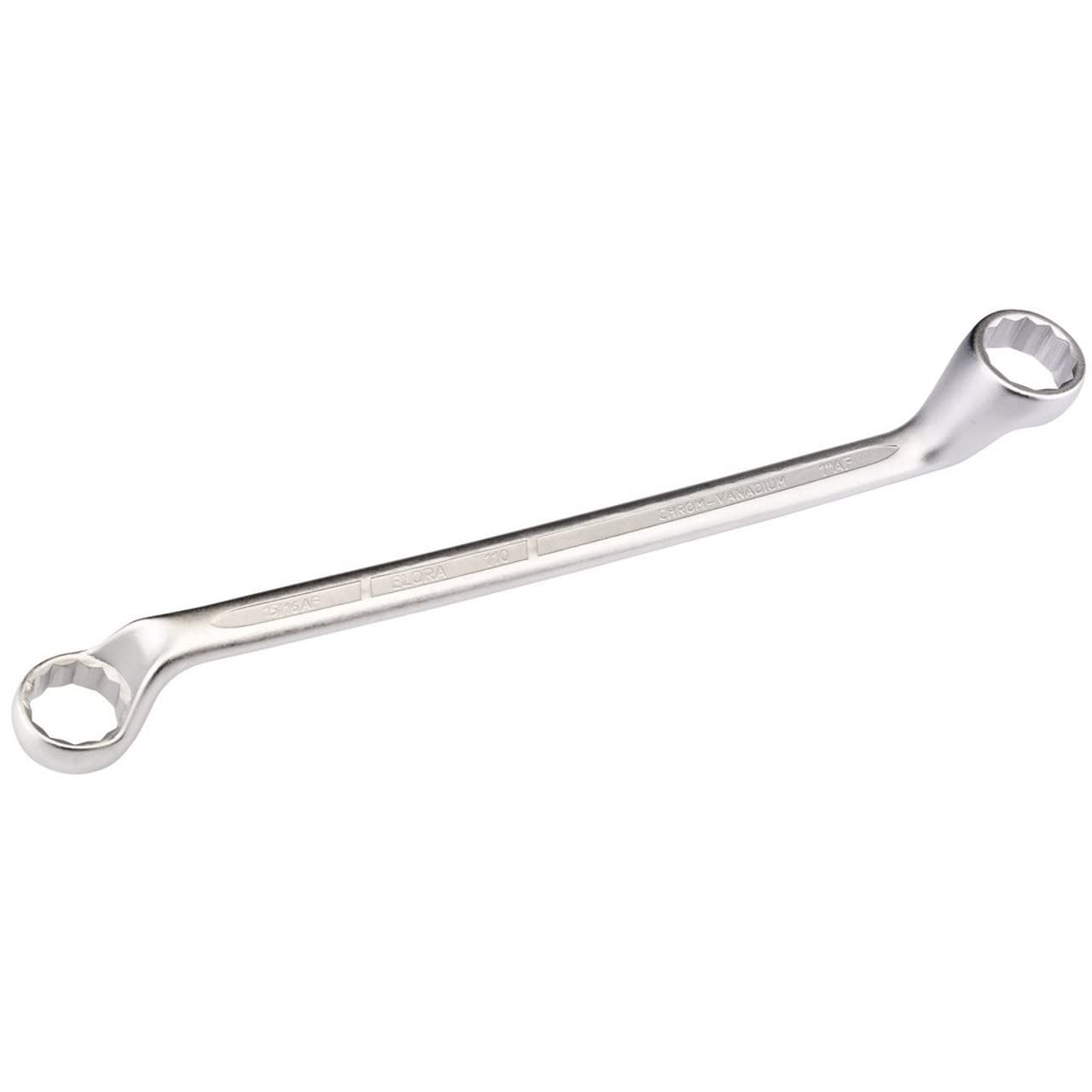 Draper 5856 Elora Deep Crank Imperial Ring Spanner, 15/16" x 1" AF