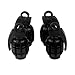 Senzeal 4X Aluminum Grenade Bomb Style Universal Car Truck Motocycle Wheel Tyre Valve Caps Bicycle Tire Air Valve Cover Black