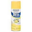 Rust Oleum 280699 American Accents Ultra Cover 2X Spray Paint,  Gloss Sun Yellow, 12-Ounce