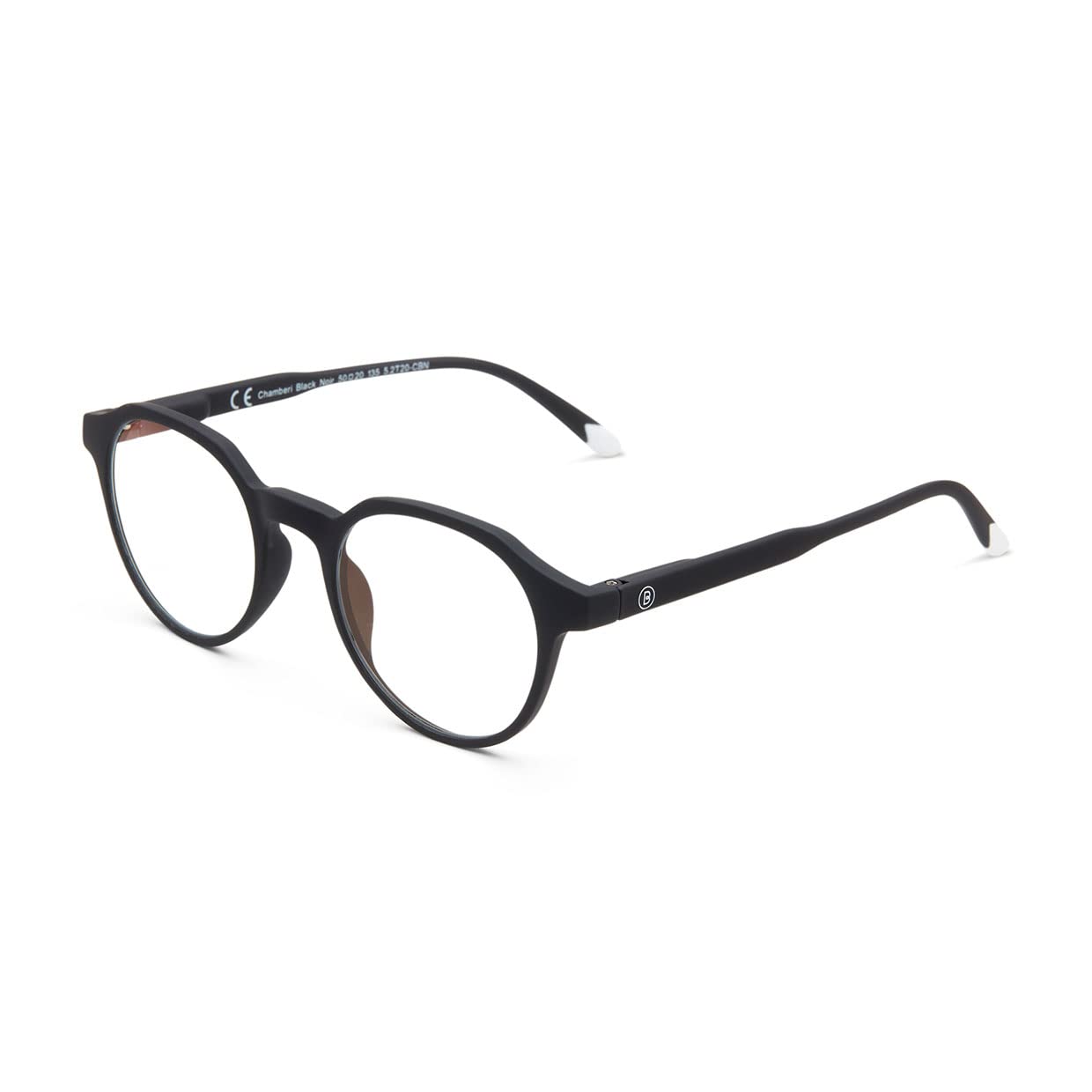BARNER - Unisex blue light glasses without prescription, Anti-blue light - Model Chamberi Black Noir