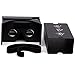 Google Cardboard,GANA 3D VR Headset Virtual Reality DIY Glasses Box with Big Clear 3D Optical Lens and Comfortable Head Strap Sucker Forehead Pad Nose Pad for All 3.5-6 Inch Smartphones