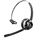 Mpow HC3 Bluetooth Headphones, Dual-Mic Noise Reduction, 13Hr Playtime Trucker Bluetooth Headset w/Wired Mode, Cell Phone Headset, Car Bluetooth Headphone with Microphone for Driver/Skype/Call Center