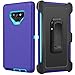 FOGEEK Case for Galaxy Note 9 - Belt Clip Holster - Kickstand - Heavy Duty Protection Rugged Armor Full Body Case Compatible for Samsung Galaxy Note 9 (2018) (Purple/Blue)