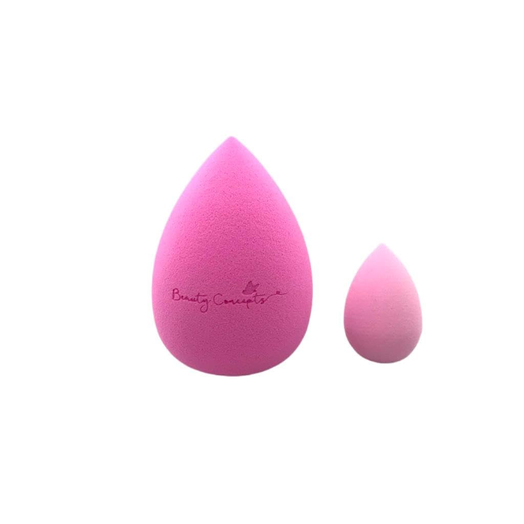 Makeup Sponge Beauty Blender Foundation Sponges Latex Free Blender Beauty Makeup Sponges for Liquid Foundation Powder Sunscreen and Cream 1 Big Sponge 1 Little Sponge (hot pink limited edition)