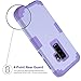 BENTOBEN Galaxy S9 Plus Case, Samsung S9 Plus Case Purple, Shockproof Slim 3 in 1 Hybrid Hard PC Soft Silicone Heavy Duty Rugged Bumper Protective Case for Samsung Galaxy S9 Plus(2018),Purple