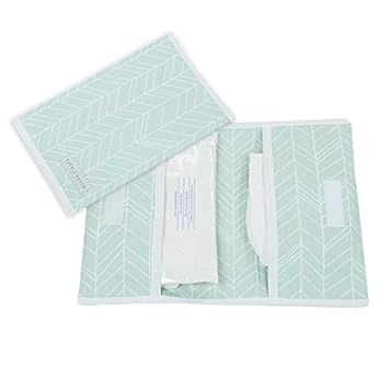 LITTLE DUTCH 3424 Windeltasche mint leaves
