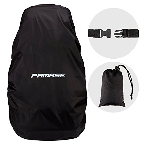 PAMASE 30L - 70L Waterproof Backpack Rain Cover with Buckle Strap & Reflective Letter Strip ( M )