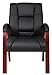Boss Boss Office Products Mid Back Wood Finished Guest Chairs