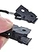 BCP 2pcs Black Color+ 2pcs Burgundy Color Hat Clip/Cap Retainer for Fishing,Outdoor