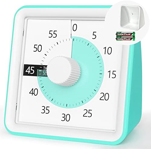 سعر Visual Timer with Protective Case, 60-Minute Countdown Timer for ...