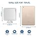 Lanverie Led Mirror, 10x LED Magnifying Makeup Mirror, Bathroom Shaving, Wall Mounted Shower Mirror, Strong Suction Cup, 360 Rotation, Square